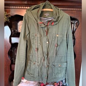 Market & Spruce utility jacket green women’s size XL
